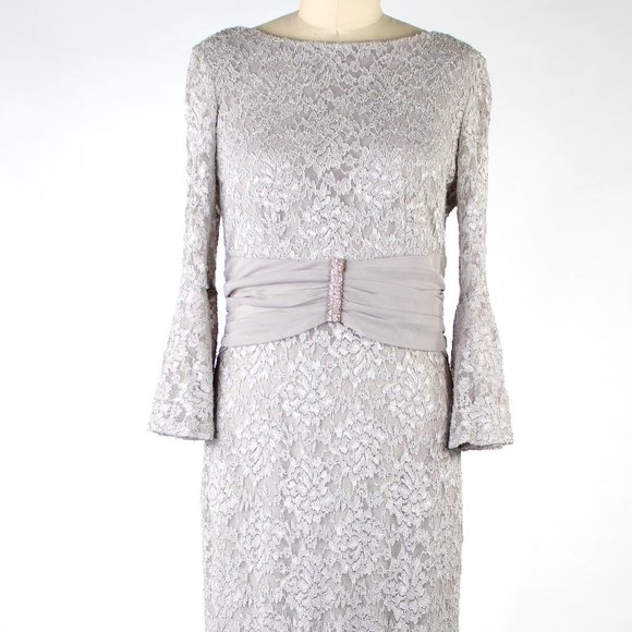 Onyx Nite Smokey Grey Color Misses Dress for Wedding - Picture 1 of 8